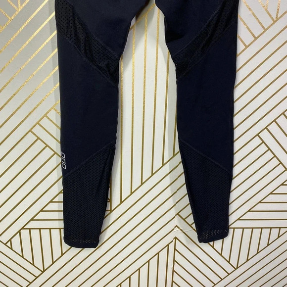 Lorna Jane 000 Mesh Panel Ankle Leggings Black Size US XS - Picture 8 of 11